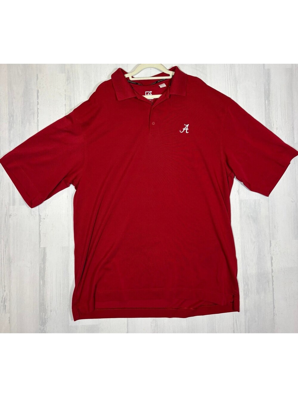Cutter & Buck Alabama Crimson Tide Polo Mens 3XL Red DryTec Golf NCAA